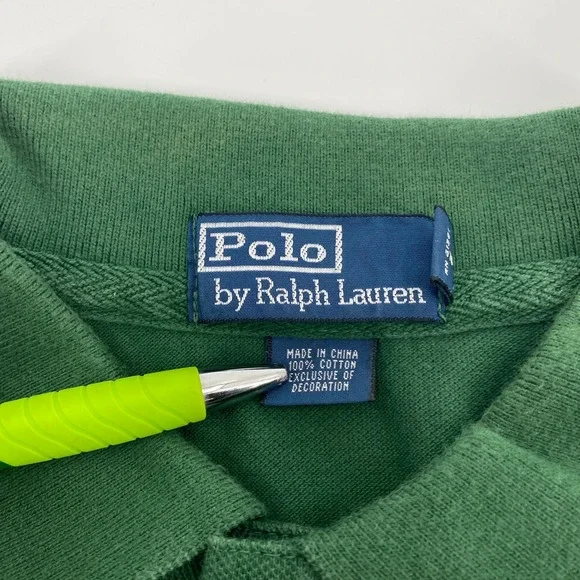 Polo Ralph Lauren Shirt Mens XL Green Double Big Pony NY 1967 Preppy Equestrian - Picture 9 of 12